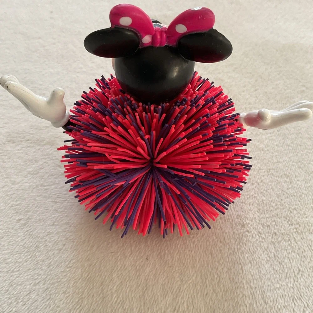 Vintage 90s Disney Minnie Mouse Koosh Toy Figure